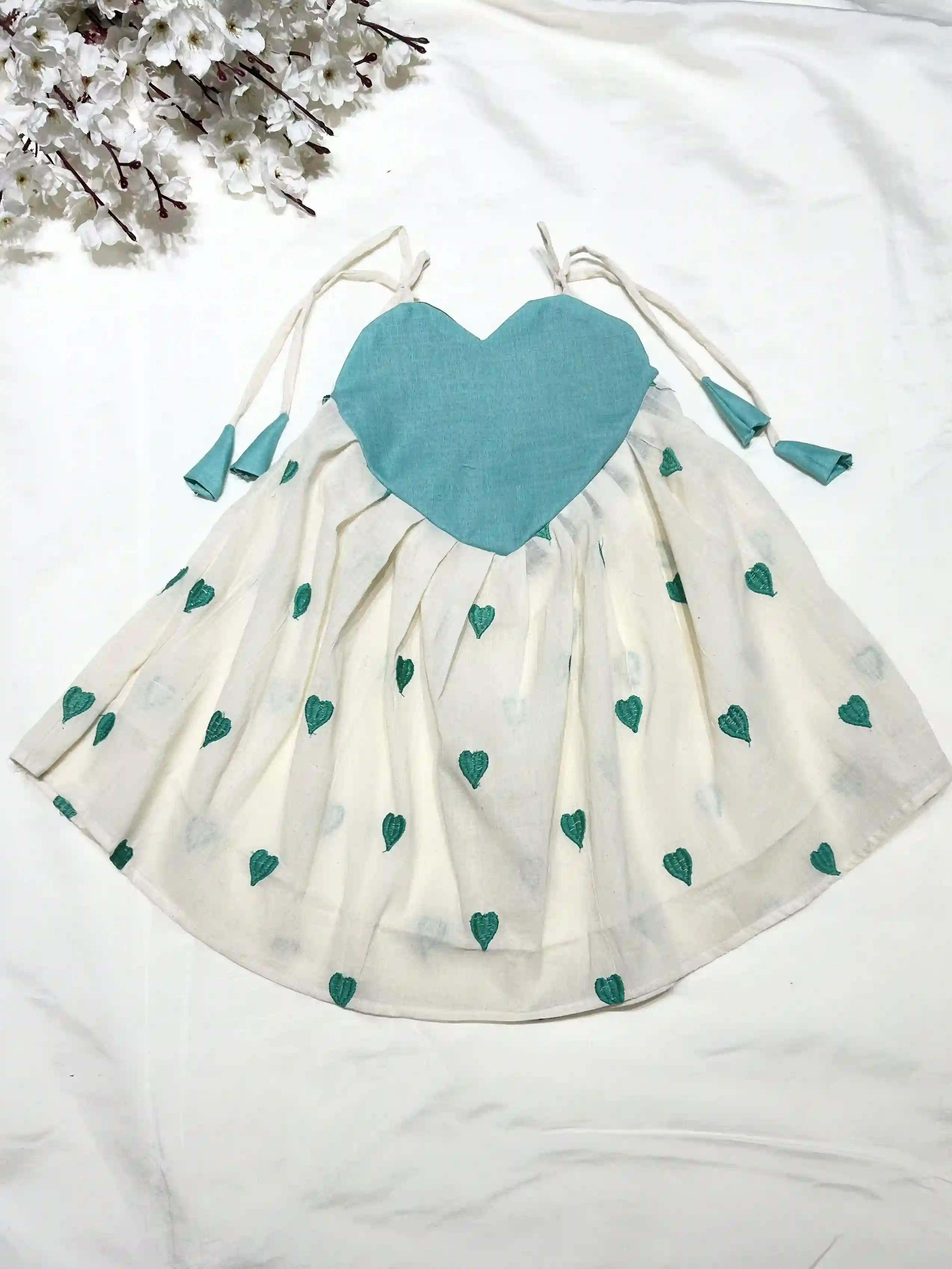 Kora heart- sea blue
