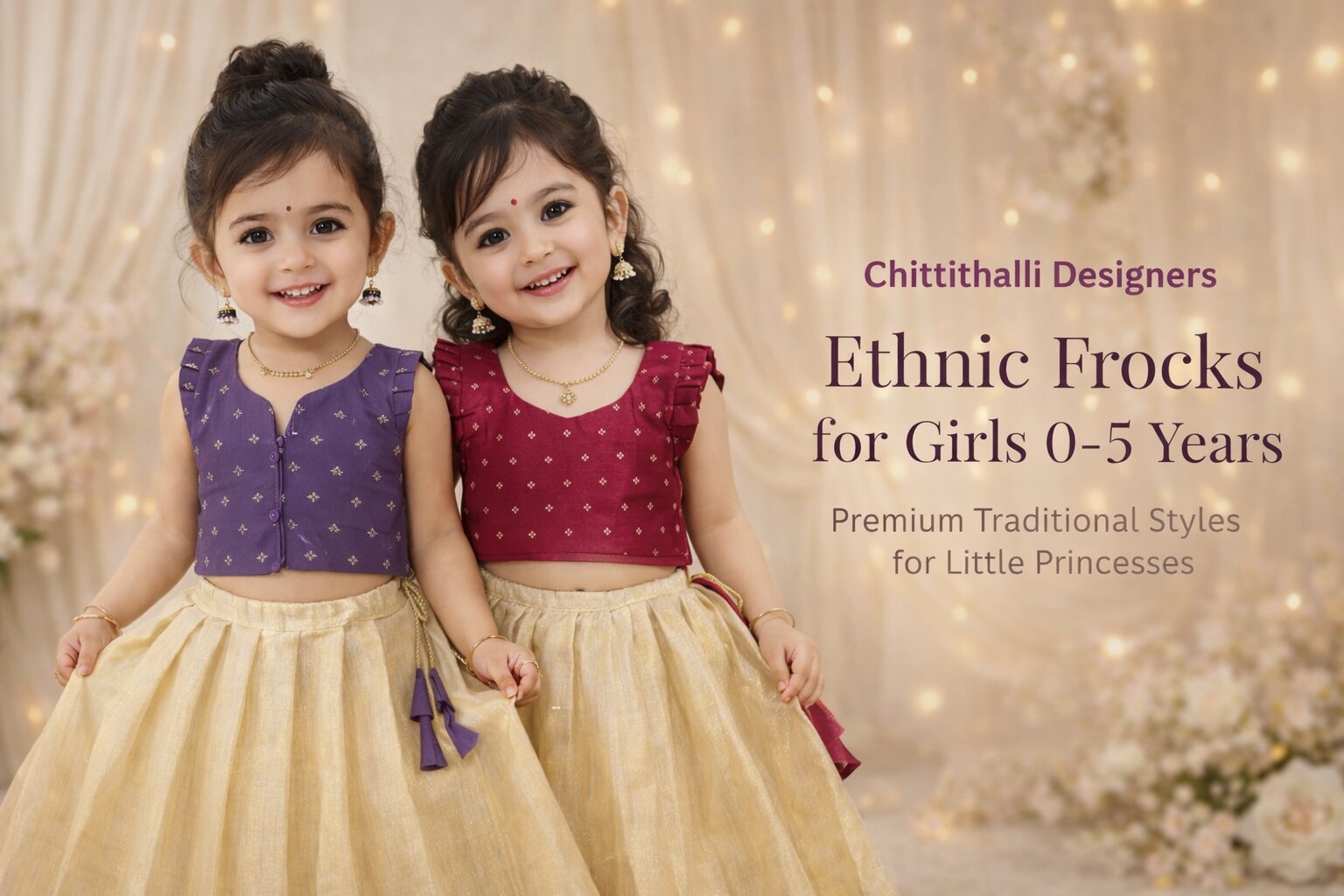 Best Online Stores for Ethnic Frocks for Toddlers in India (0–5 Years)