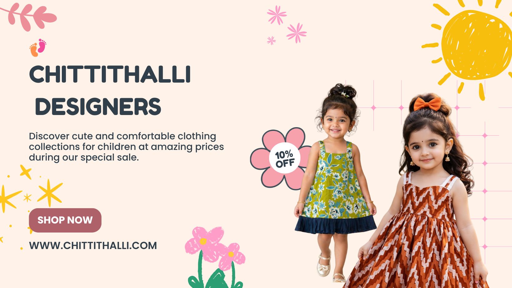 Customisation Frocks for Girls 0–5 Years | Personalized Baby Dresses Online India