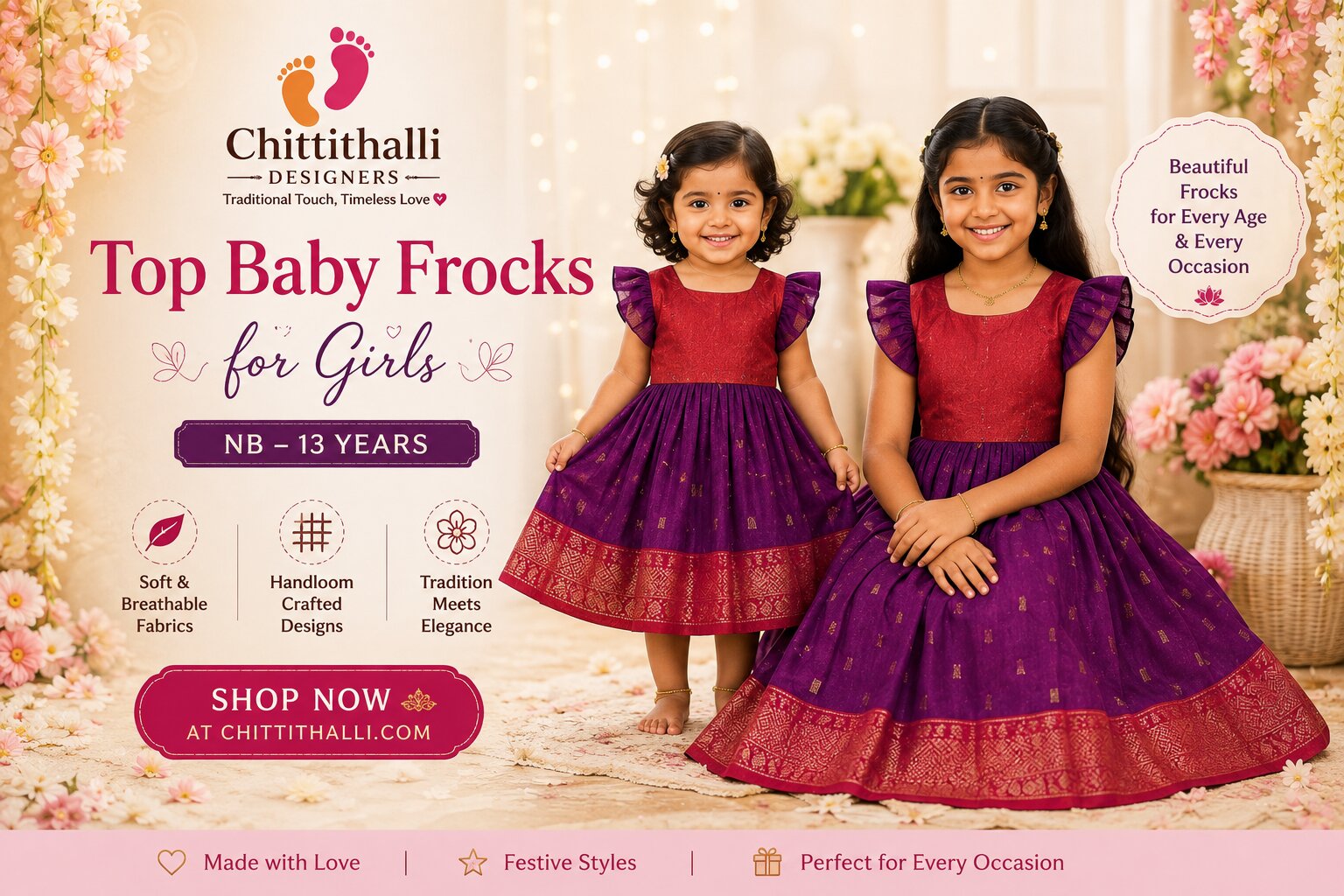 Top Baby Frocks for Girls in India | Stylish, Comfortable & Party Wear Designs