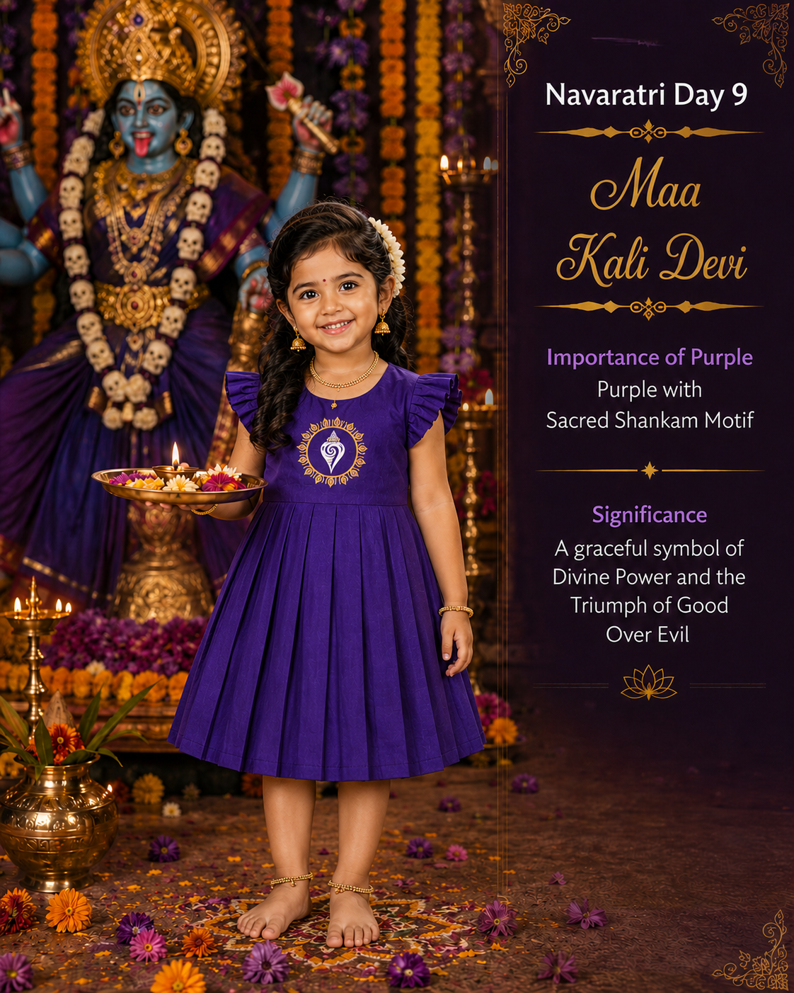 Kali Devi Shankham Frock