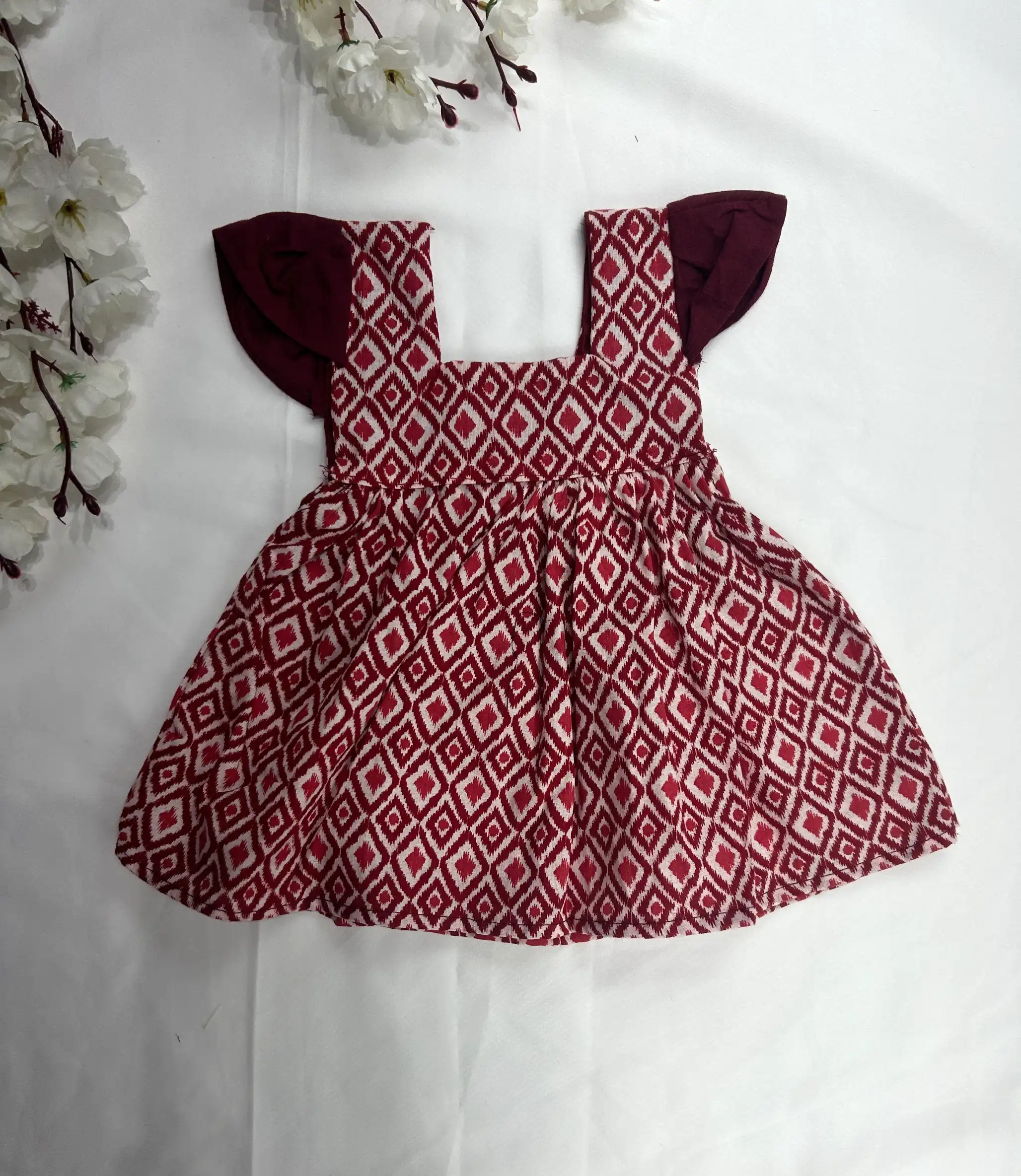 Thumbnail of Cotton pink floral frock