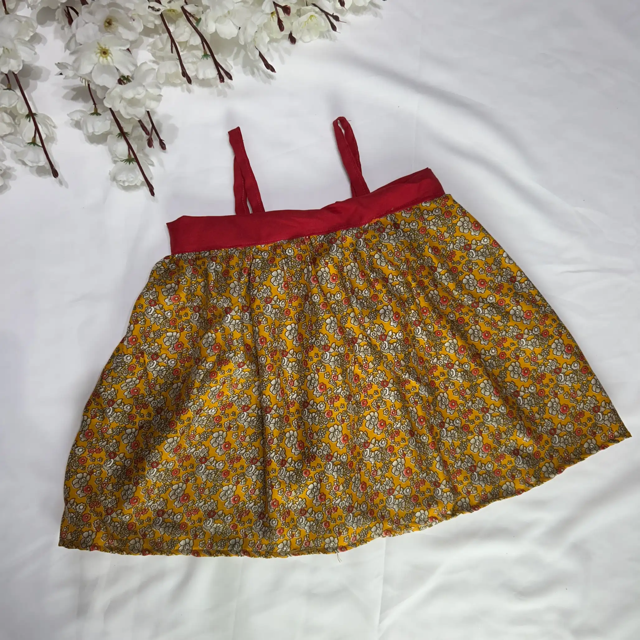 Crepe Floral Printed Frock