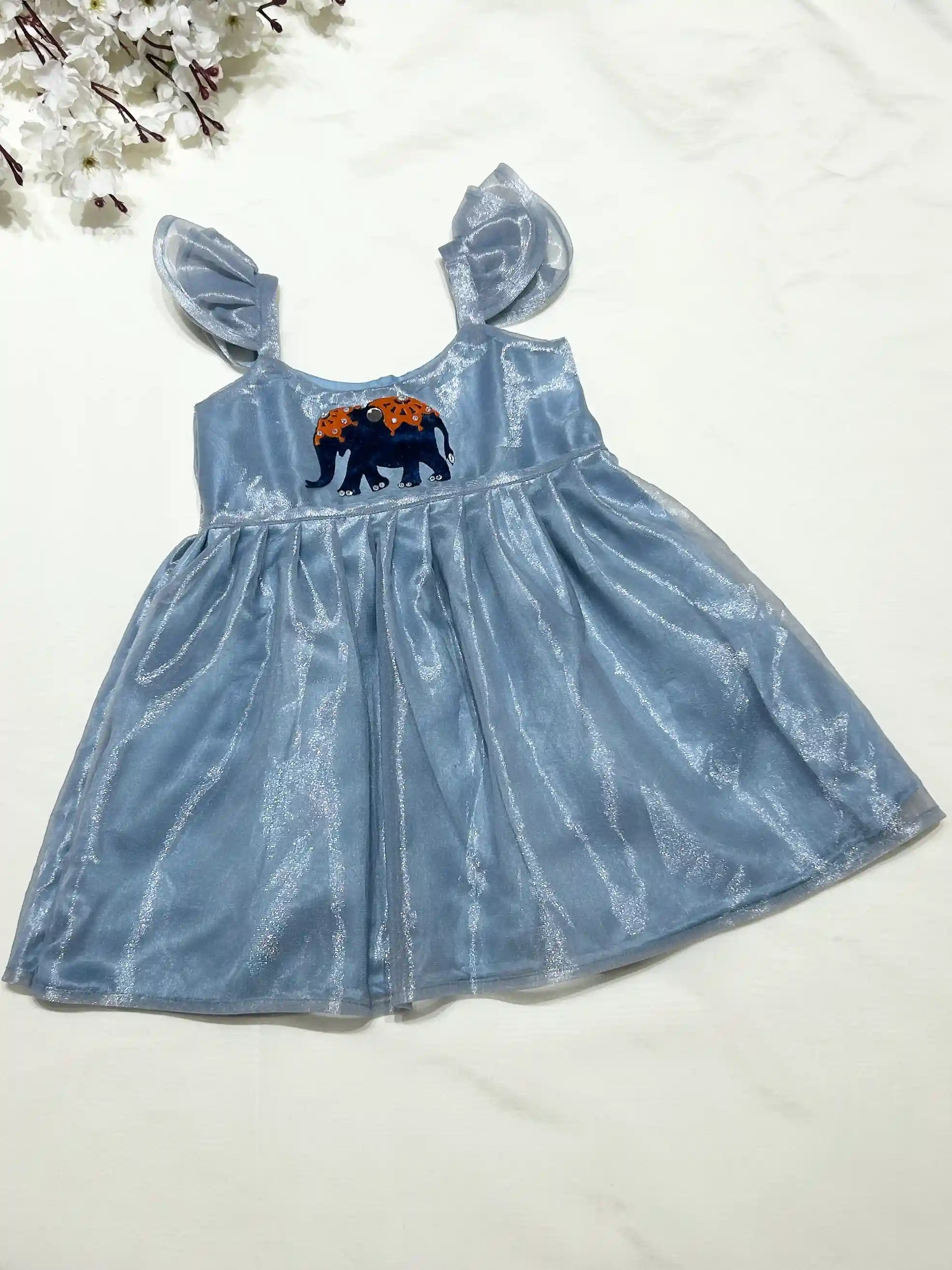 Raja Rajeshwari Devi Elephant Frock