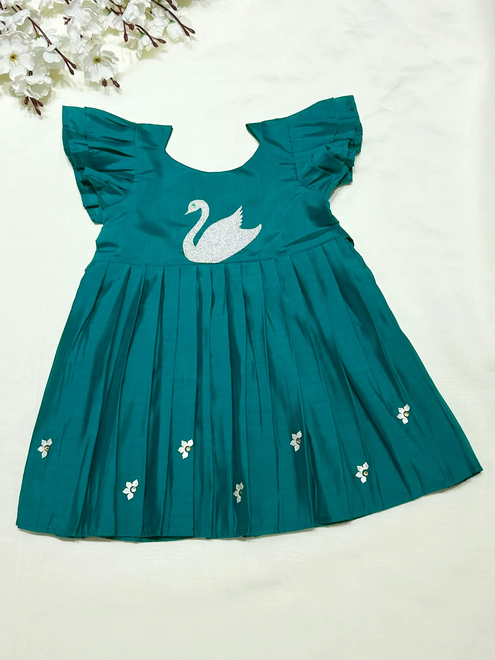 Kamakshi Devi Swan Frock